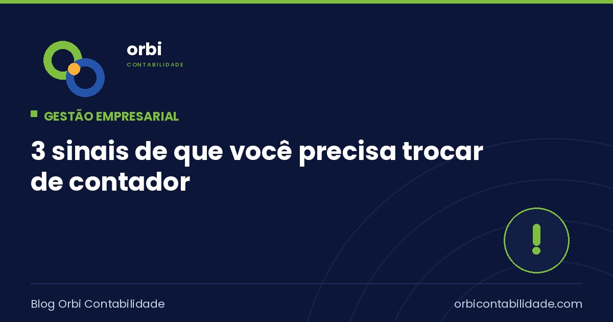 3 sinais de que você precisa trocar de contador